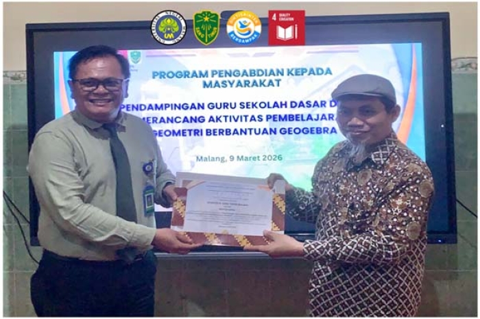 Universitas Negeri Malang Gelar Pendampingan Pembelajaran Geometri Berbantuan GeoGebra di SDK Sang Timur Malang